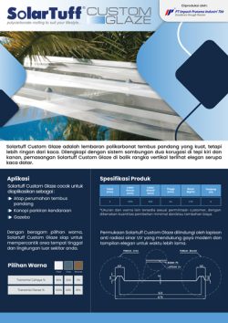 SolarTuff Custom Glaze Brochure